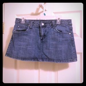 Refuge jean mini skirt